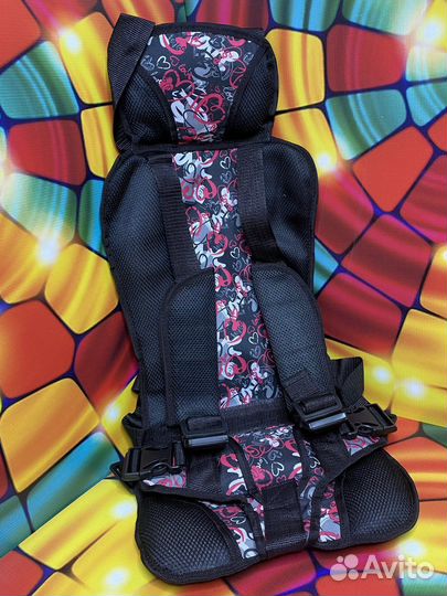 Детское бескаркасное автокресло 9-36 кг и бустеры