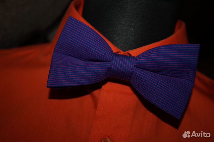 Галстуки бабочки сиреневые, фиолетовые