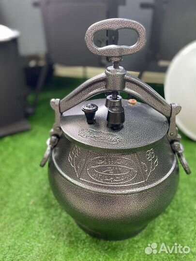 Афганский черный казан на 10л