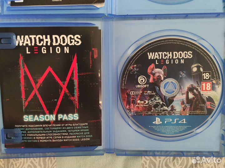 Игровые диски на ps4