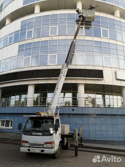 Услуги автовышки 16 метров с лебеткой