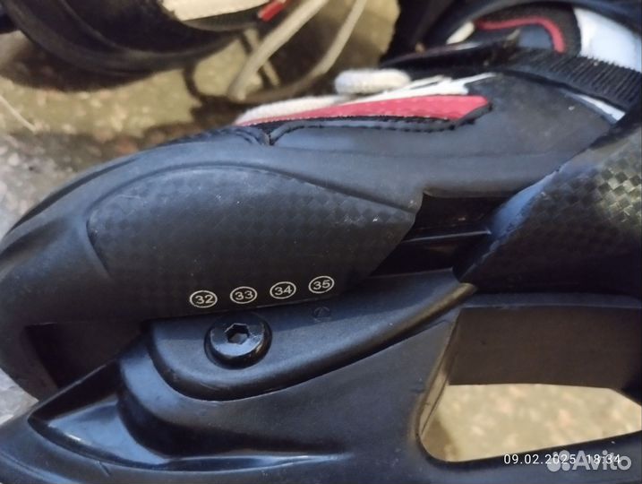 Коньки детские раздвижные 33 36