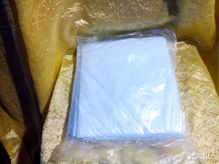 Простыни медицинские, упаковками по 5 шт