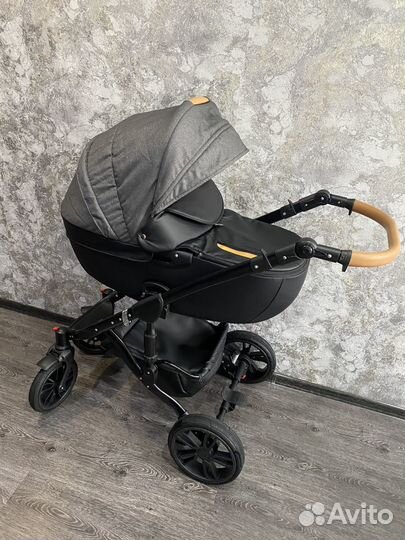Коляска 2 в 1 эко кожа
