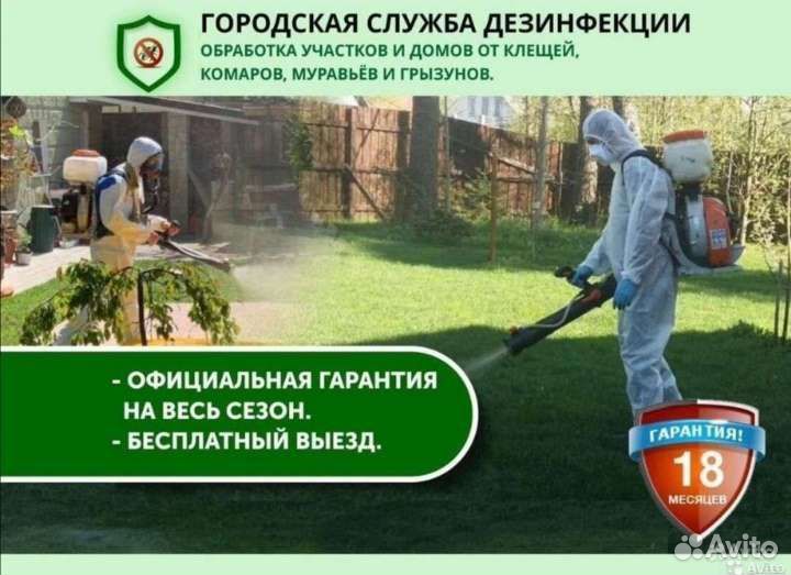 Уничтожение клопов тараканов мышей блох муравьёв