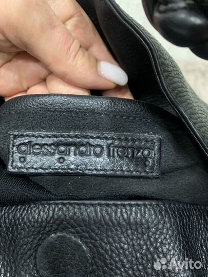 Сумка женская натуральная кожа черная