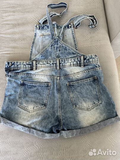 Комбинезон шорты джинсовый