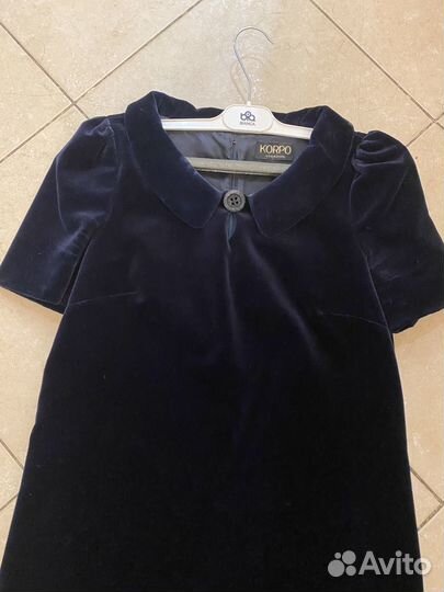 Бархатное платье Италия 42 рус