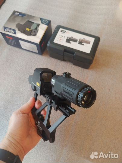 Коллиматор+Магнифер 3х комплект, новый