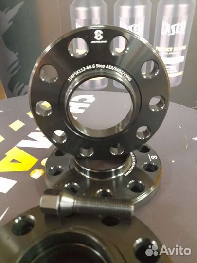 Проставки колесные для mercedes 15мм 2шт чёрные