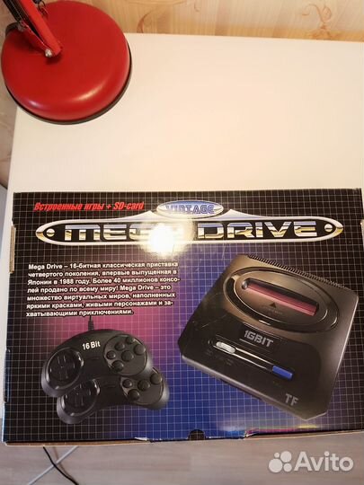Новая игровая приставка Sega Mega drive Vintage
