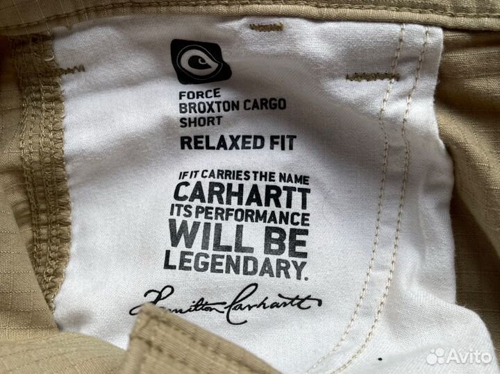 Шорты carhartt ripstop cargo