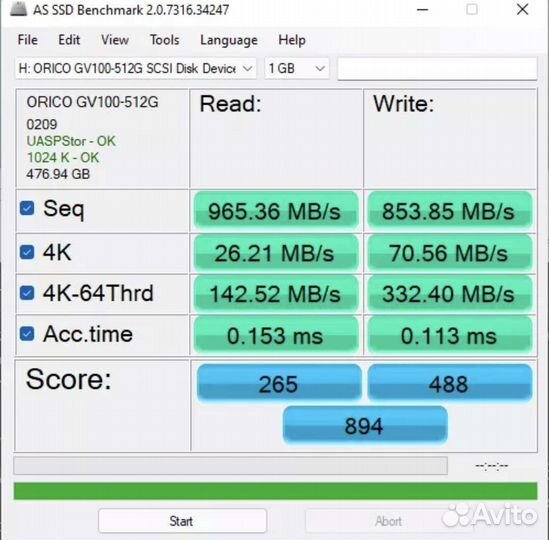 Портативный ssd USB type c
