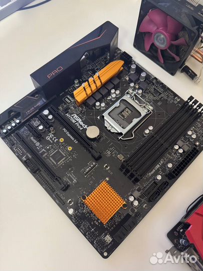 I7-6700k + ASRock H170M Pro4 + CoolerMaster