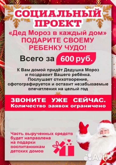 Дед Мороз на дом