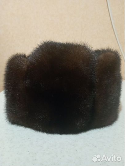 Норковая шапка мужская новая