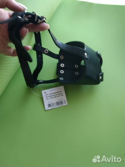 Намордник кожаный для собак 2 вида