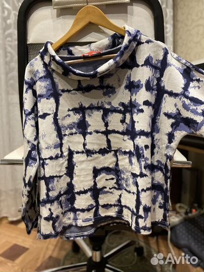 Пуловер женский с хомутом 50-52 размер