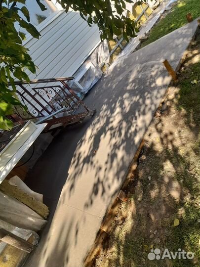 Бетонные работы отмостка