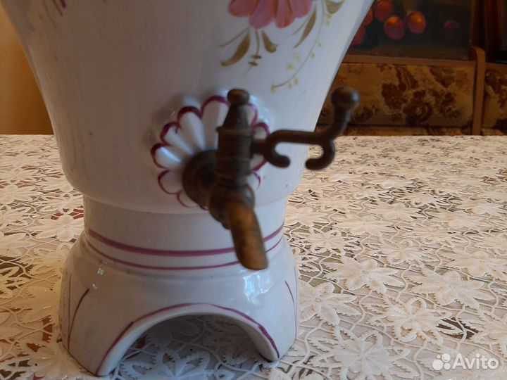 Самовар электрический фарфоровый