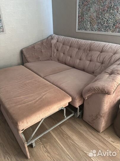 Диван и кресло бу в хорошем состоянии