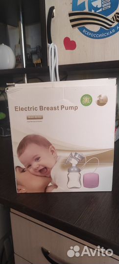 Молокоотсос электрический, с бутылкой