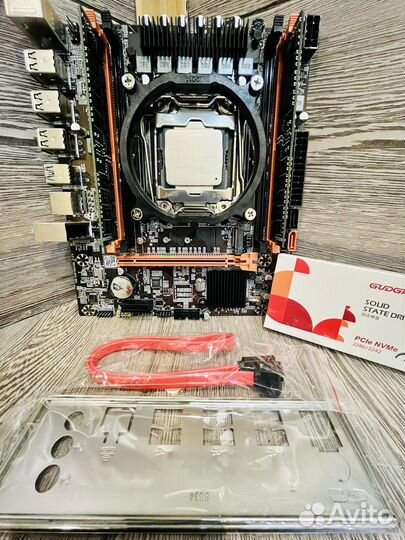Комплект x99 2011v3 Xeon 2630v3 32gb DDR4