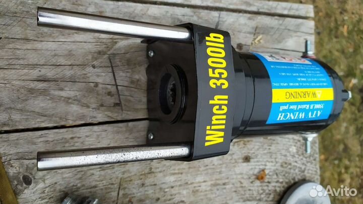 Электромотор с редуктором для электролебедки