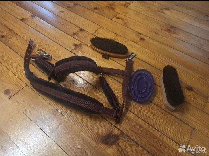 Недоуздок и щетки