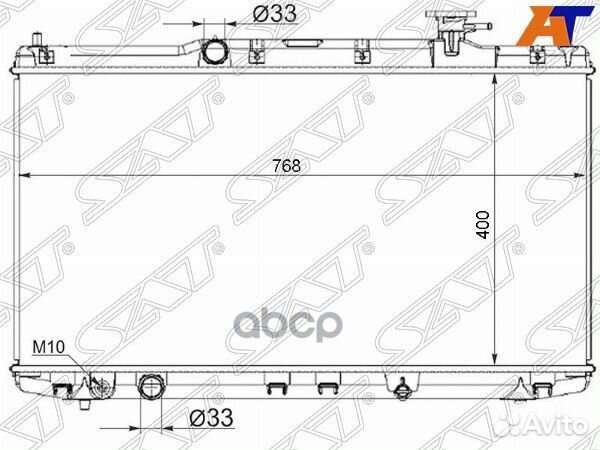 Радиатор Honda Accord 12-20 HD0003-CR Sat