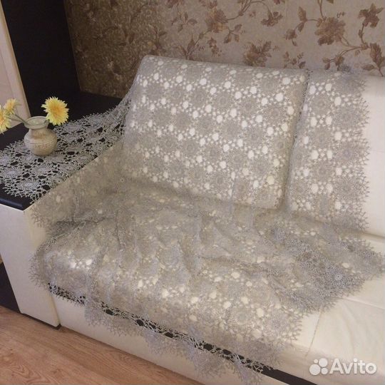 Скатерть вязаная (новая)