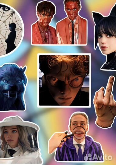 Наклейки «Wednesday»