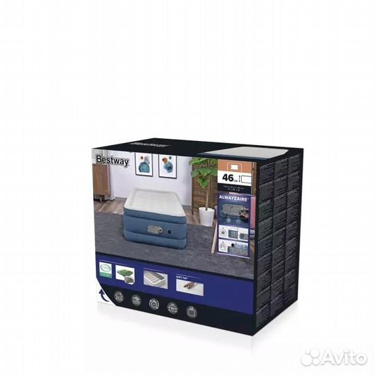 Надувная кровать 97х191х46см Bestway 6713P