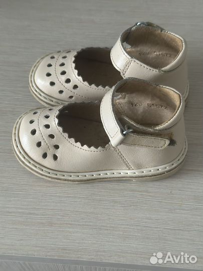Туфли на девочку 19,5 натуральная кожа