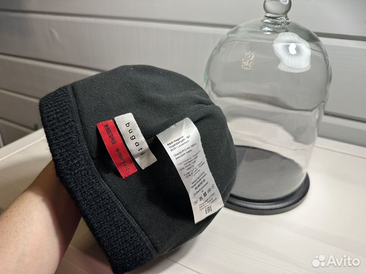 Мужская зимняя шапка новая bugatti шерсть