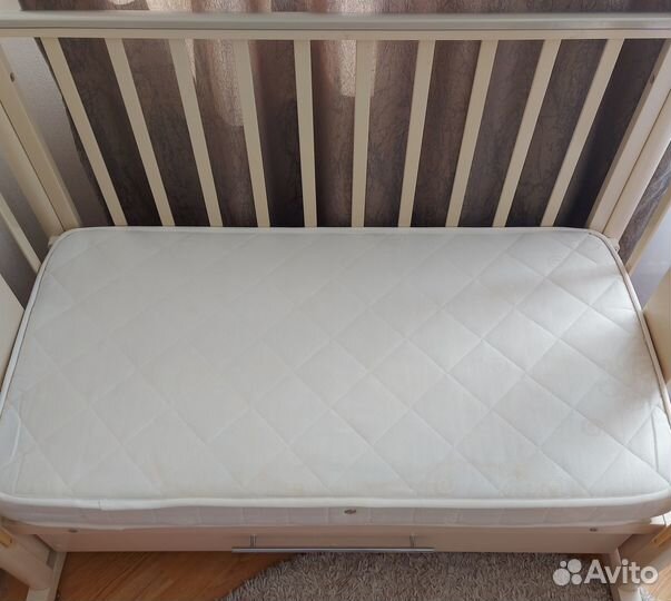 Матрас детский 120 на 60, двусторонний