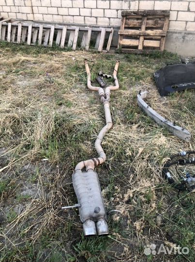 Выхлопная система mercedes amg