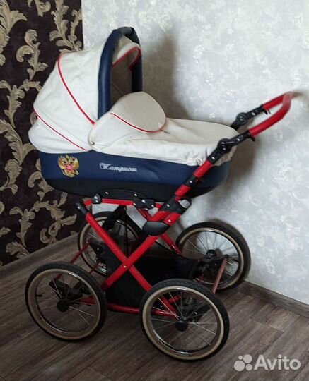 Коляска 2 в 1 эко кожа