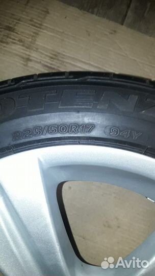 Колесо (литой диск с резиной) BMW r17 Бриджстоун