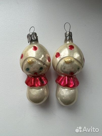 Елочные игрушки СССР