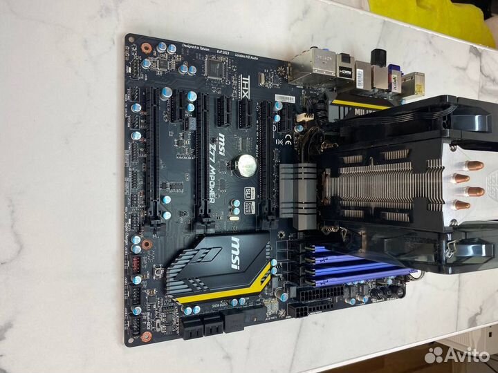 Комплект(MSi Z77, i5 3570k, 4*4 gb ddr3, башня)