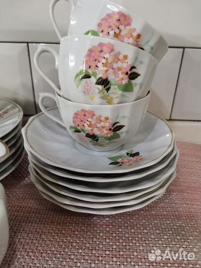 Чайный сервиз Дмитриевский завод