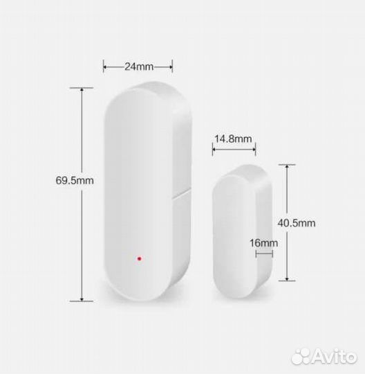 Умный Wifi датчик открытия дверей и окон Tyua