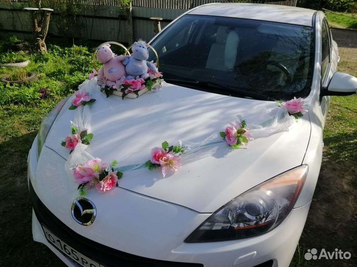 Свадебные украшения на машину
