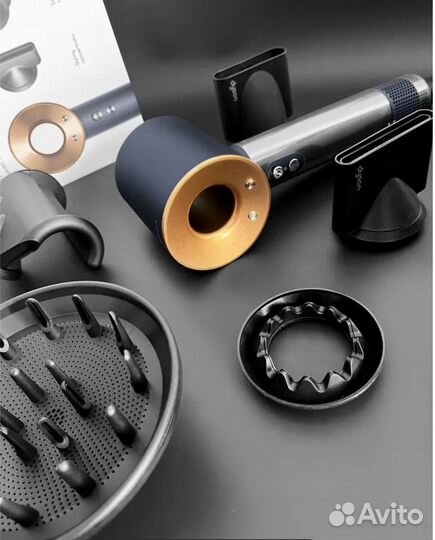 Фен dyson supersonic hd08 малайзия, дайсон синий