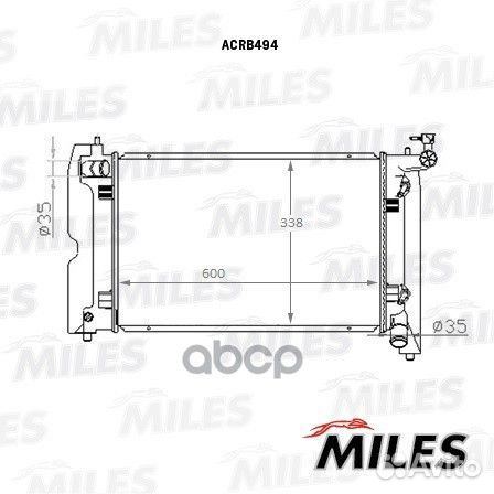 Радиатор toyota avensis 1.4-1.8 02- AT acrb494