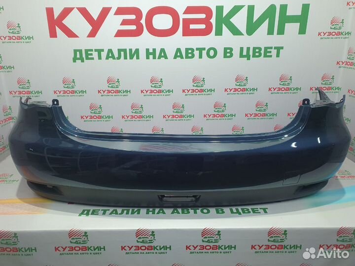 Бампер задний Nissan Almera G15 dark blue RAQ