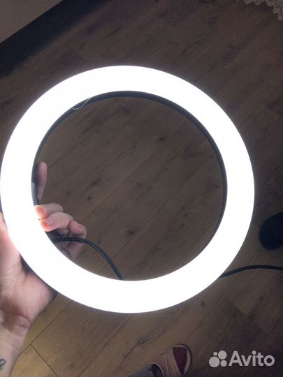 Кольцевая лампа 26 см новая