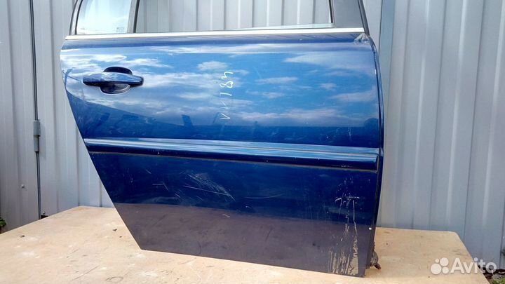 Дверь задняя правая на Опель Сигнум Цвет Синий
