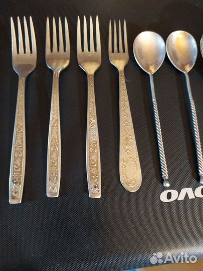Вилки; ножи мельхиор СССР